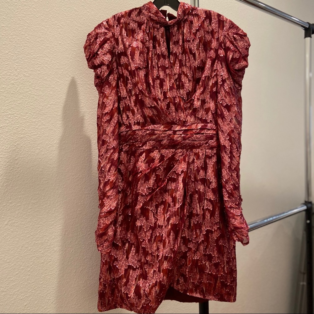 Jonathan Simkhai Red Metallic Dress - Picture 6 of 6
